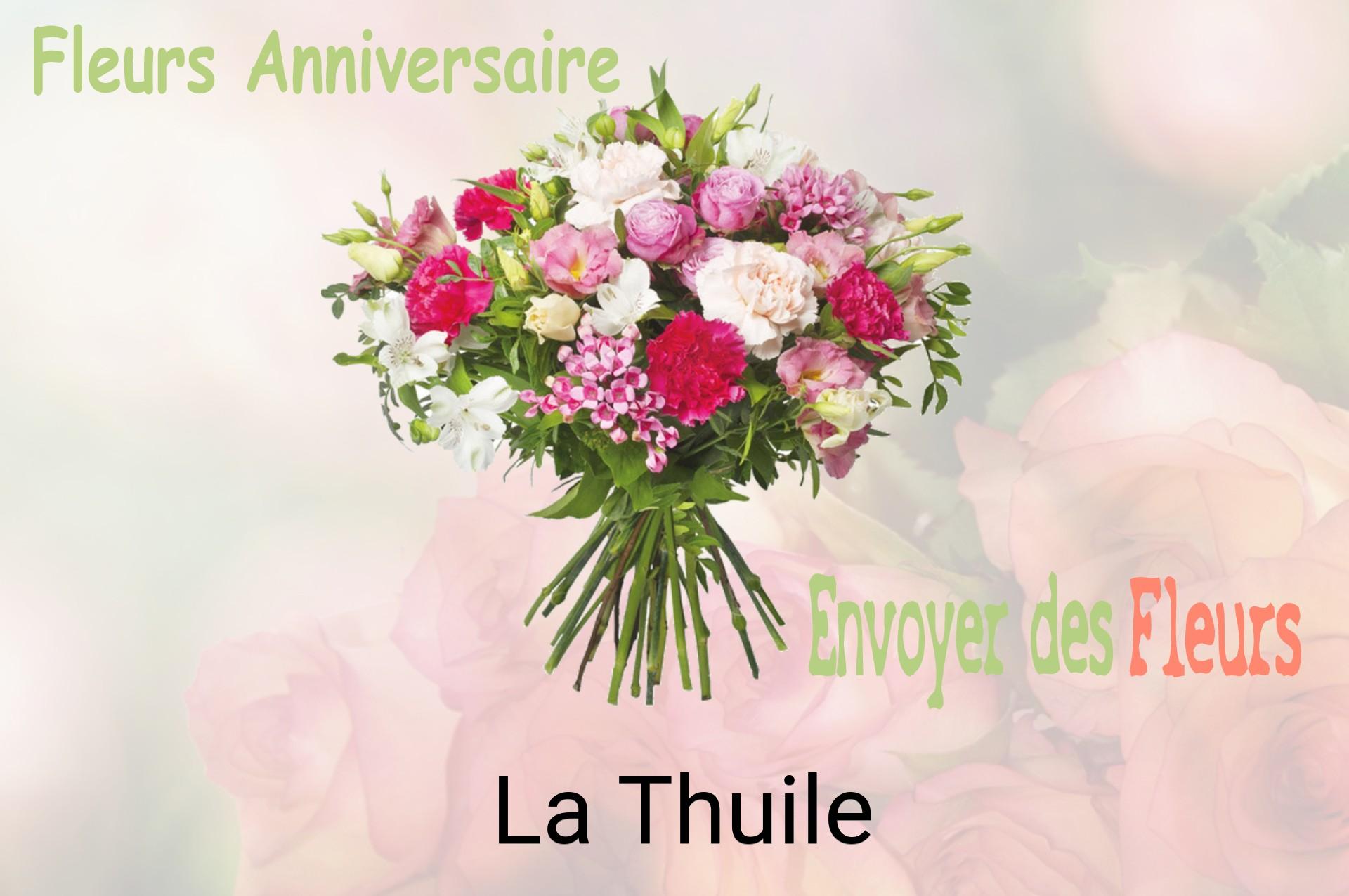 Bouquet de fleurs d’anniversaire livré à La Thuile