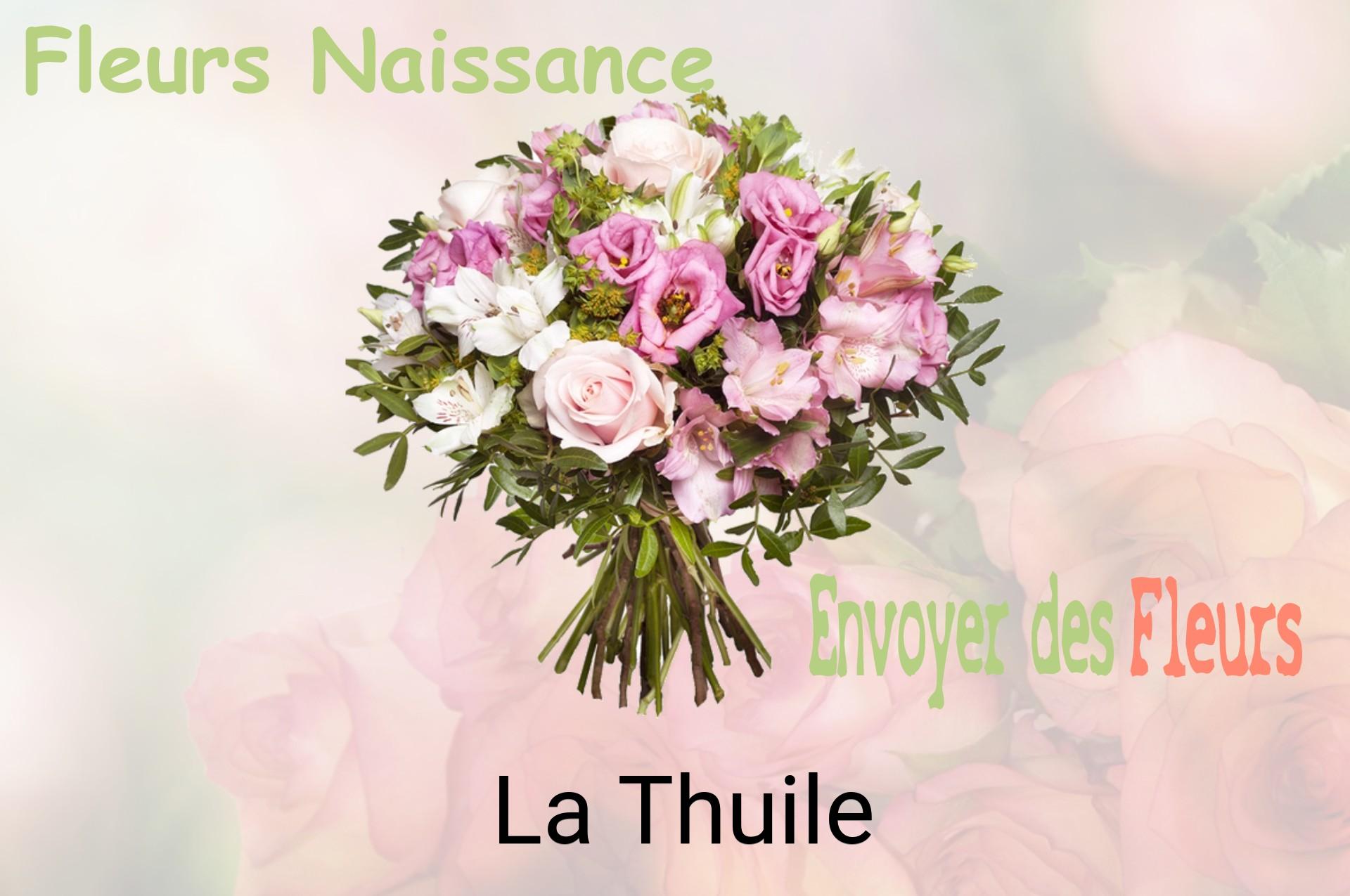 Bouquet de fleurs de naissance livré à La Thuile